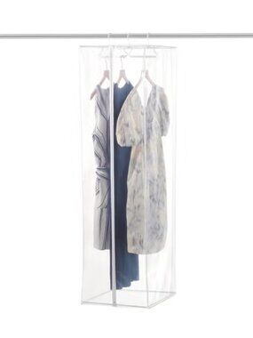 The Container Store Hanging Suit Bag Clear-NWT